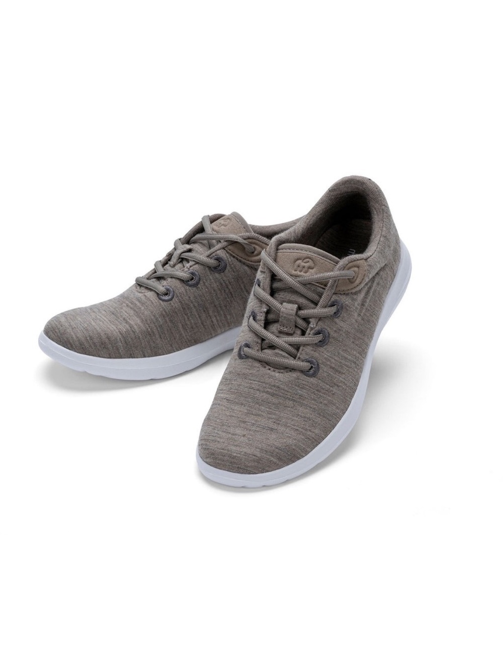 Merinos Women’s Size 11 Lightweight Knit Comfort Sneakers Taupe Gray
